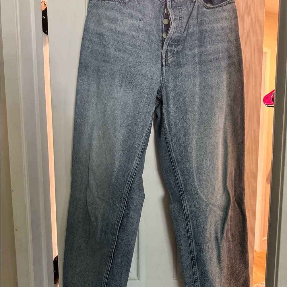Everlane Light Wash 90s Way High Jeans